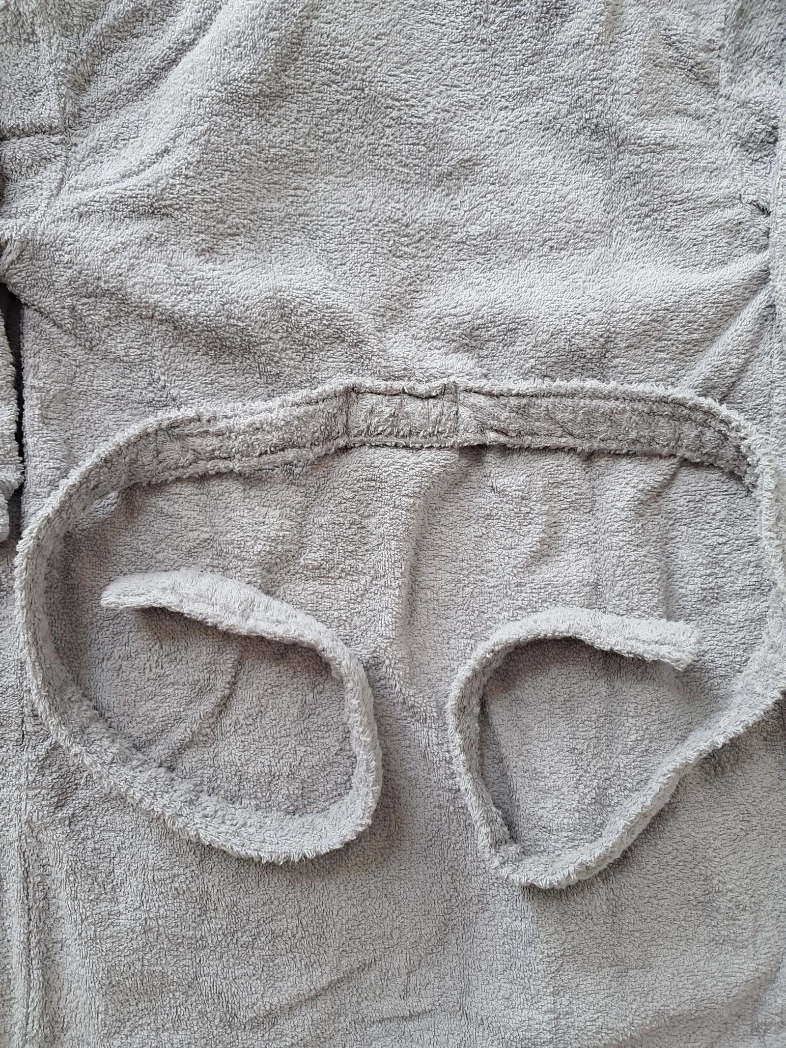 Grey bathrobe size 8/10 years – photo 4